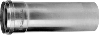 Rookgas buis fix 100x500mm aluminium (Burgerhout)